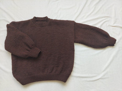 Handmade Knitted Sweater – Custom Size – Many Color Options