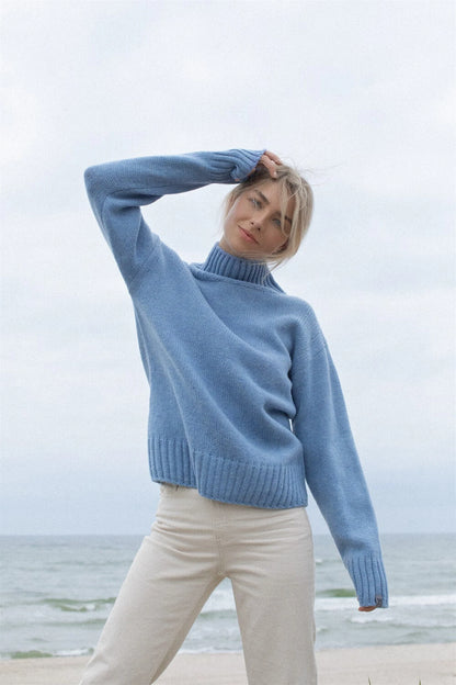 Merino & Cashmere Wool Knit Top – Soft, Cozy & Timeless Essential